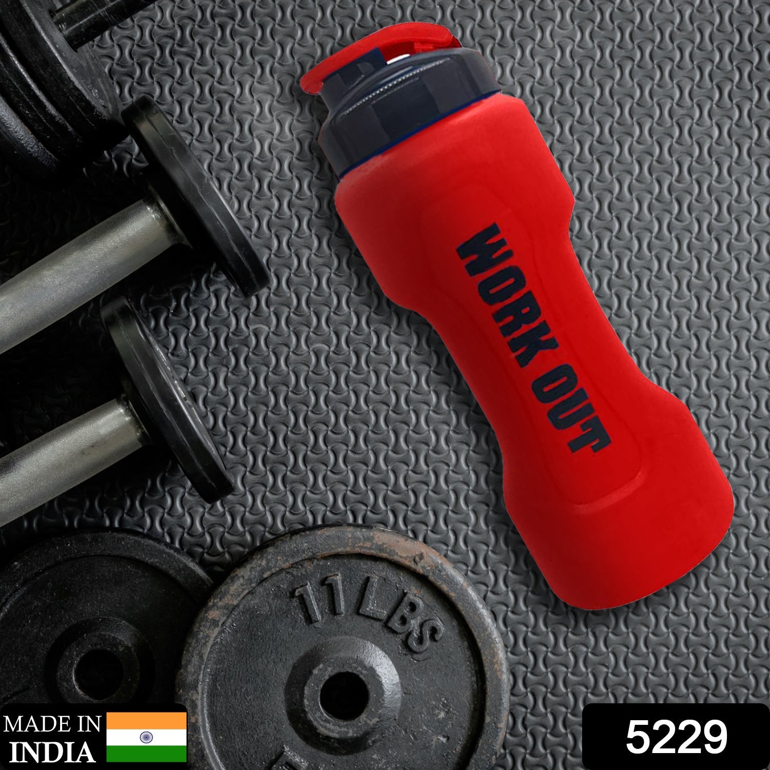 5229 Shaker Plastic Water Bottle for Gym I Shaker Bottle I Sipper Bottle I Gym Bottle I Gym Sipper Bottle I Gym Water Bottle DeoDap 5229 Shaker Plastic Water Bottle for Gym I Shaker Bottle I Sipper Bottle I Gym Bottle I Gym Sipper Bottle I Gym Water Bottle DeoDap